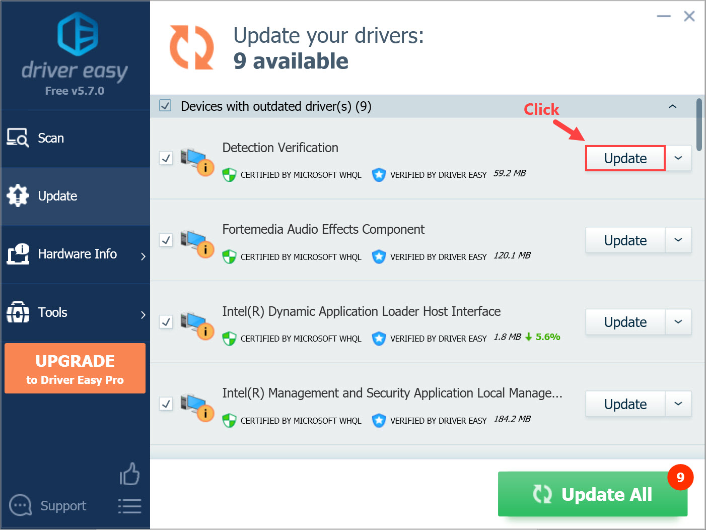Driver Easy Free Update Drivers