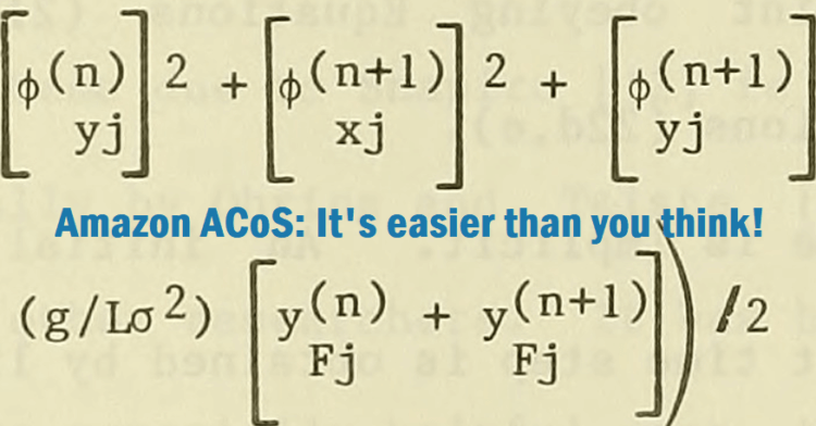 Explaining Amazon ACoS